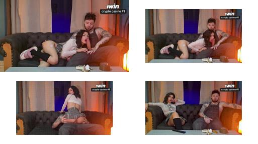 Should we be doing this_ His cock was out of his pants! Meg Vicious Bob