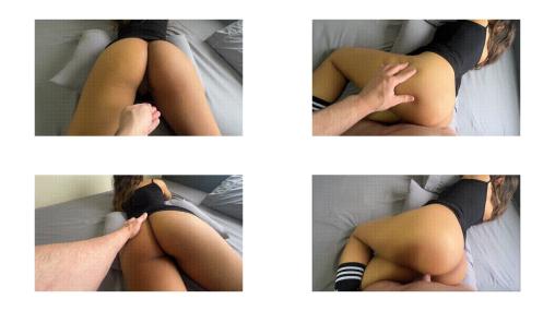 Stepdaugher unexpectedly stumbled upon her stepdad's hard dick