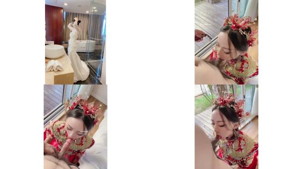 华丽婚纱淫靡新娘主人的专属萝莉玩物 华丽婚纱淫靡新娘 结婚洞房花烛夜前穿婚纱卖力伺候主人直接内射59