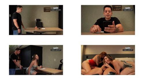 Sara blonde y yo nos dejamos follar duro de mi jefe a cambio de un aumento! - AMBAR PRADA