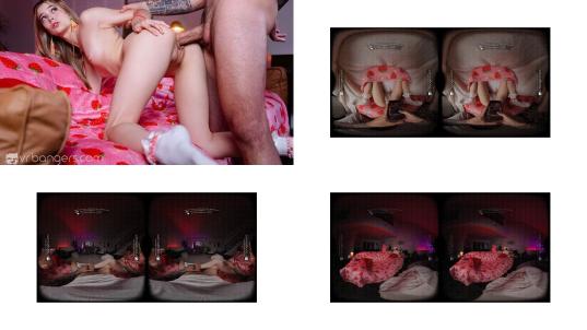 VR Bangers - Skinny Stepsister Rides Your Huge Cock After You Licked Her Juicy Pussy _ VR Porn