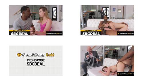 SPANKBANG GOLD - Daisy Bean Tests Boyfriend's Huge Cock While Stepdad Watches