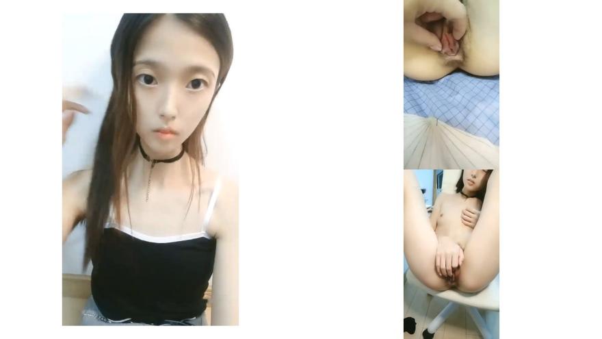 01小柠檬长相甜美清纯萌妹子自慰啪啪，脱光光特写摸粉穴后入抽插掰穴自摸1