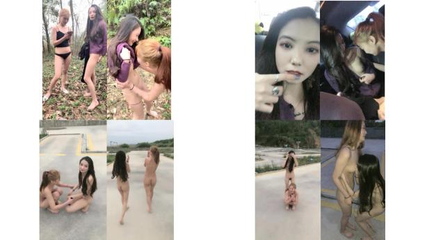 驾校教练约了2位大胆豪放露脸妹子练车场裸奔调教天黑之后直接在练车场地吃屌打炮对白刺激1143