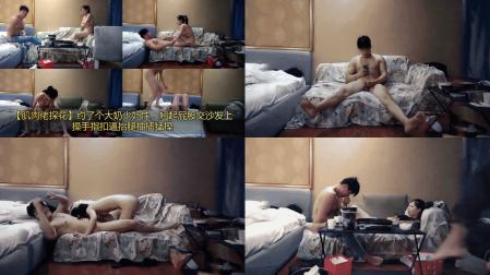 肌肉佬探花约了个大奶少妇性，翘起屁股交沙发上操手指扣逼抬腿抽插猛操169