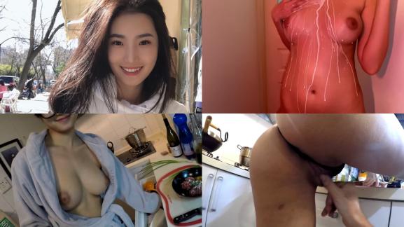 北京嫩模瑶瑶御姐范和男友玩裸体性爱厨房一边做菜一边被玩逼貌似厨艺还不错45
