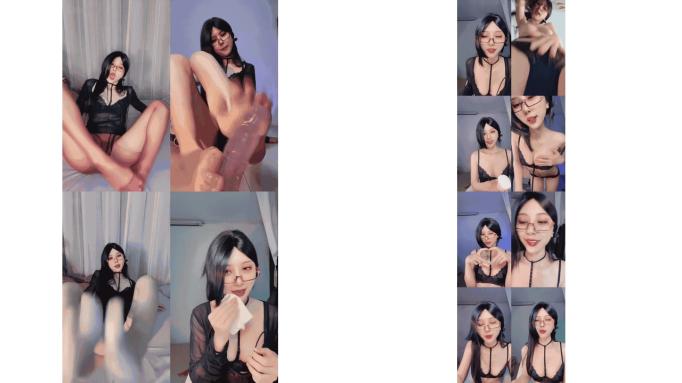 蘸点蜜桃酱萌呆新人妹子，揉奶玩逼掰开看特写，2613