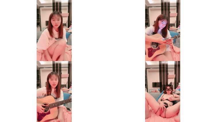 气质女神下海，女演员，唱歌弹琴，前一秒还是个才女，瞬间脱光骚浪，极品反差34