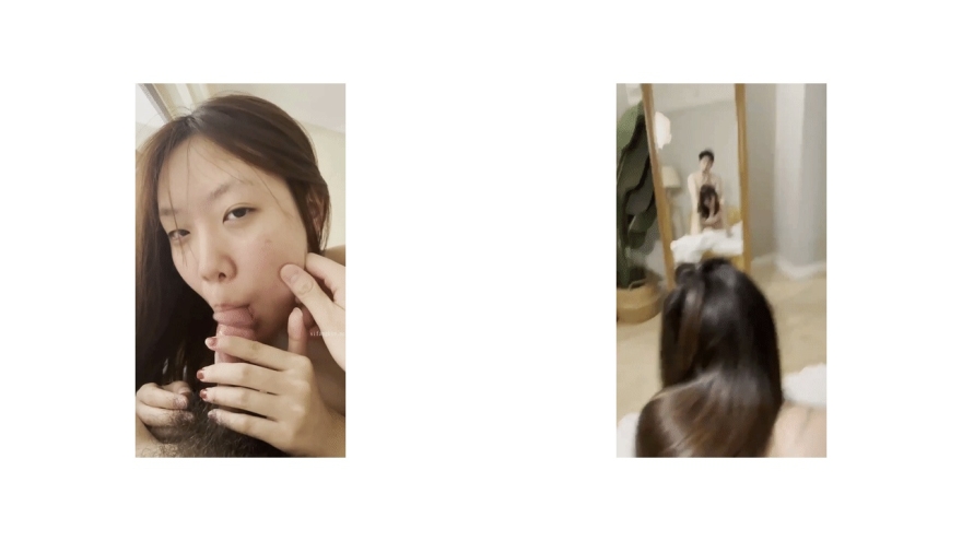 反差眼镜学妹与男友啪啪，超会吃鸡那享受表情让人想艹她，被男友后入狂艹，好有感觉呀19