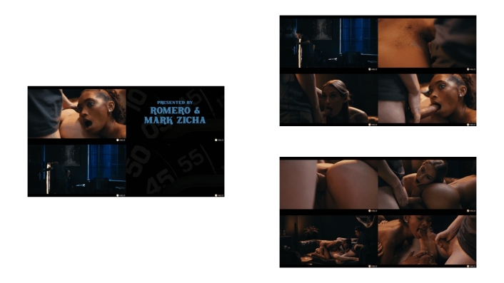 Rude HR Boss Frozen In Time - Interracial Threesome Facial Hard Rough Sex