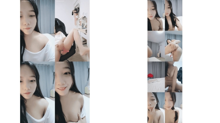 韦雪相貌清纯的新人贫乳妹子，全裸自慰