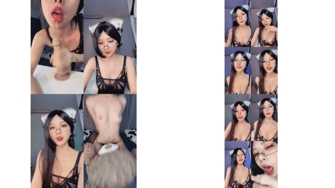 蘸点蜜桃酱风骚妩媚颜值很高的御姐激情大秀，身材苗条，精彩刺激表情骚浪11