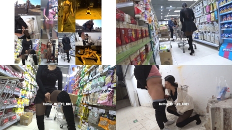 推特大神yq k淫妻超市露出過道後入 疫情後逛成人用品店試穿情趣裝戶外露出自慰等 720p99
