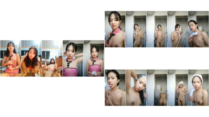 人称小朱y的漂亮清纯小妹子 来了大姨妈还这么骚一边洗澡一边和狼友 聊骚31