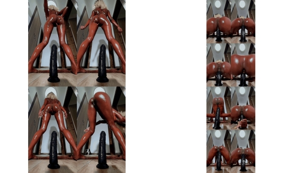 I Couldn't stop Squirting on his Dick (Solo Masturbation)