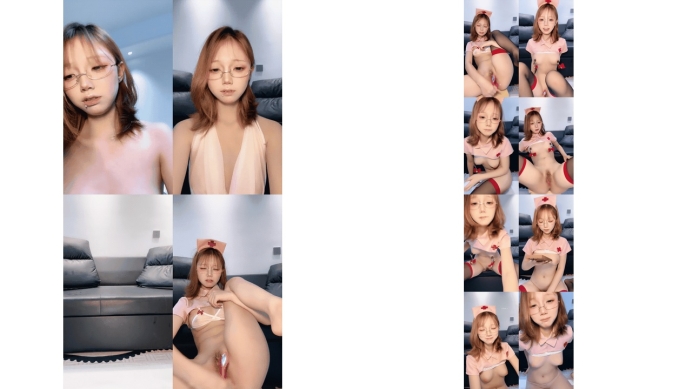 眼镜纯欲小母狗烧狄酱高颜值全身白嫩细腻奶子超正超美奶夹丝袜长腿美足嫩穴大鸡巴自慰狂插爽喷水95