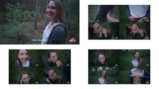 Gave a lot of sperm to a beautiful nymphomaniac in the forest (part 2)