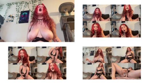 cheat on your girlfriend with me! Curvy Goth POV fuck