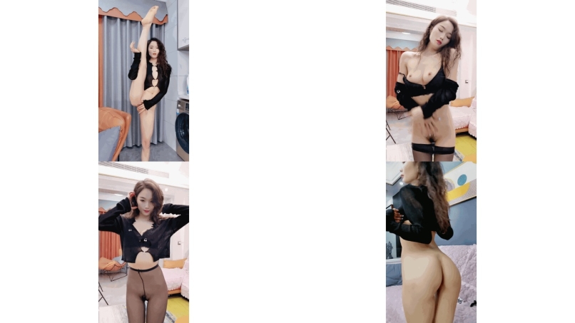 明星颜值健身女神性感热舞抖臀绝活站立一字马，扒开闺蜜内裤看穴，自摸掰紧致小穴78