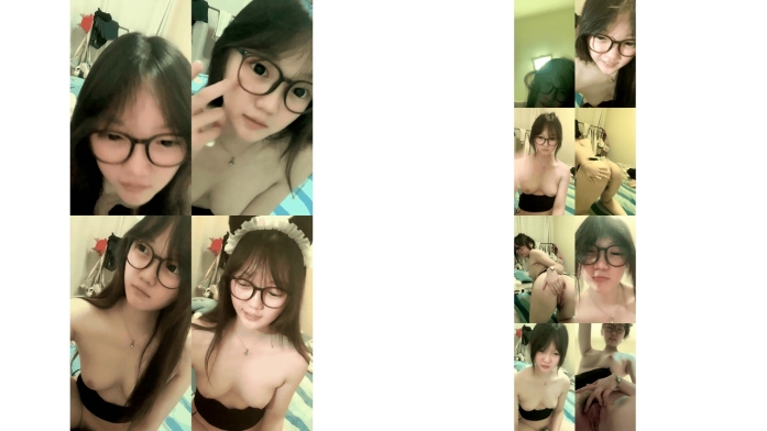 -新来的眼镜学妹无敌可爱又听话，为了生活直播没办法都哭了，丝袜情趣互动撩骚，揉奶玩逼看特写，精彩别错过
