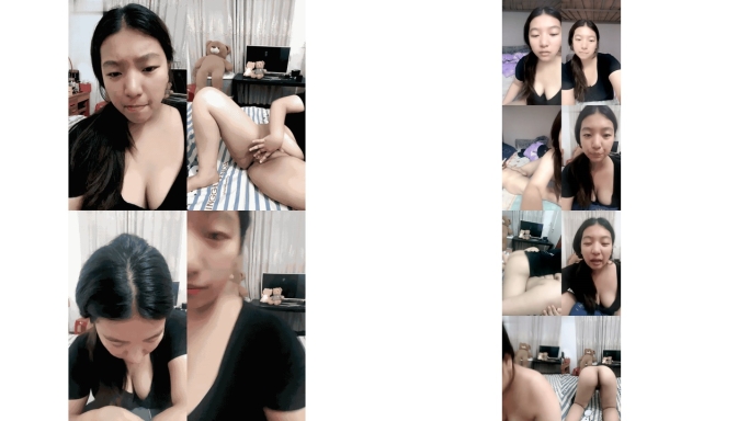 凉妹妹高中校花，露脸睡衣很性感颜值不错