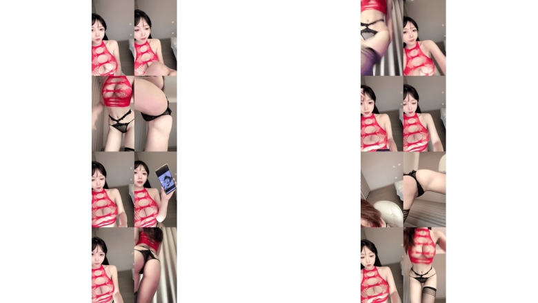 粉粉嫩嫩_绿白虎极品嫩小穴，隔着内裤揉穴，撑的鼓鼓的小穴很爽001