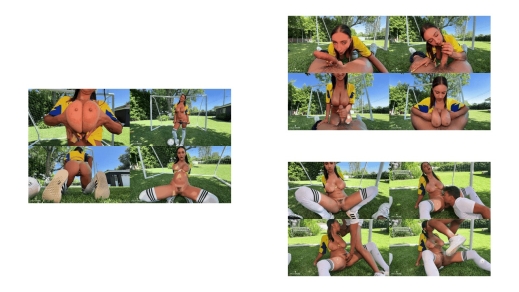 Busty Colombian Babe Loses World Cup Bet and Has To Fuck On Public Soccer Pitch!
